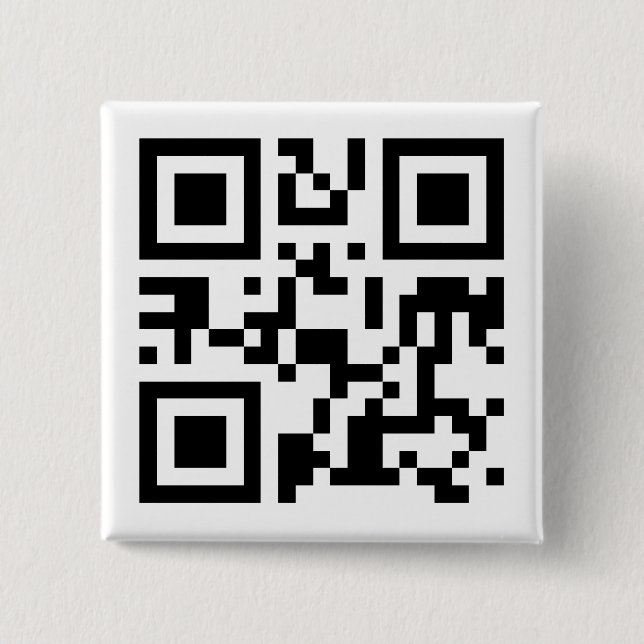 Bóton Quadrado 5.08cm Botão (Frente)