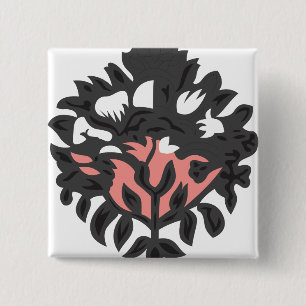 Bóton Quadrado 5.08cm Botão