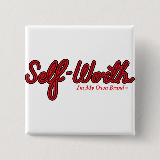 Bóton Quadrado 5.08cm Botão acima de sua marca!