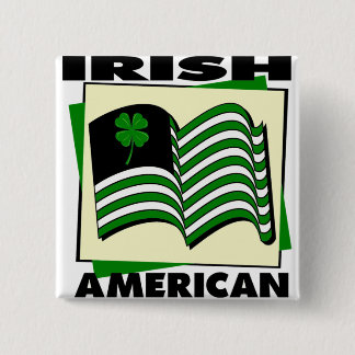 Bóton Quadrado 5.08cm Botão americano irlandês