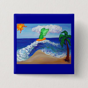 Bóton Quadrado 5.08cm Botão Anjo de Navegação Raphael