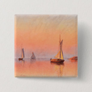 Bóton Quadrado 5.08cm Botão Barcos à vela de Abrahamsson