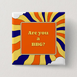 Bóton Quadrado 5.08cm Botão BBG