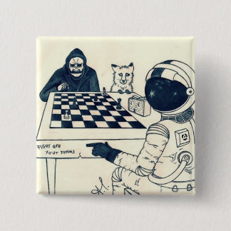 Bóton Quadrado 5.08cm Botão brandnew dos álbuns