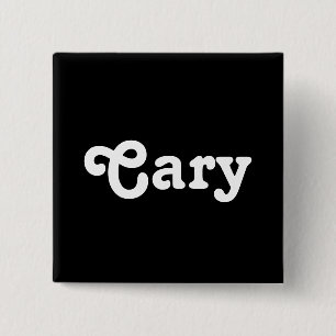 Bóton Quadrado 5.08cm Botão Cary