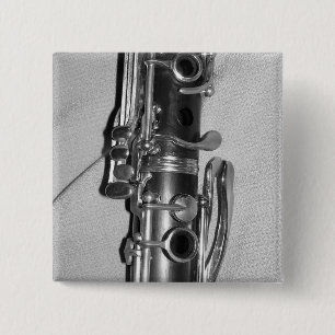 Bóton Quadrado 5.08cm Botão Clarinet