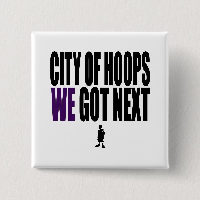 Bóton Quadrado 5.08cm Botão COH (Frente)