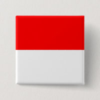 Botão com Bandeira da Indonésia