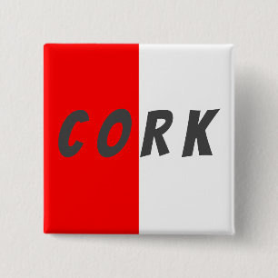 Bóton Quadrado 5.08cm Botão Crachá de Sinalizador de County Cork