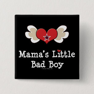 Bóton Quadrado 5.08cm Botão Crianças Engraçadas da mamãe