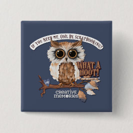 Bóton Quadrado 5.08cm Botão Croptoberfest Quadrado