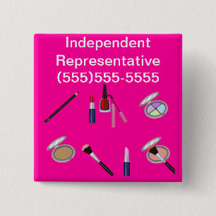 Bóton Quadrado 5.08cm Botão da composição