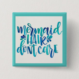 Bóton Quadrado 5.08cm Botão da sereia