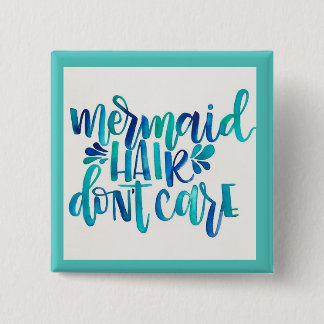 Bóton Quadrado 5.08cm Botão da sereia