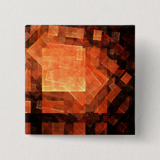 Bóton Quadrado 5.08cm Botão de Abstrato de Arte da Janela (quadrado)