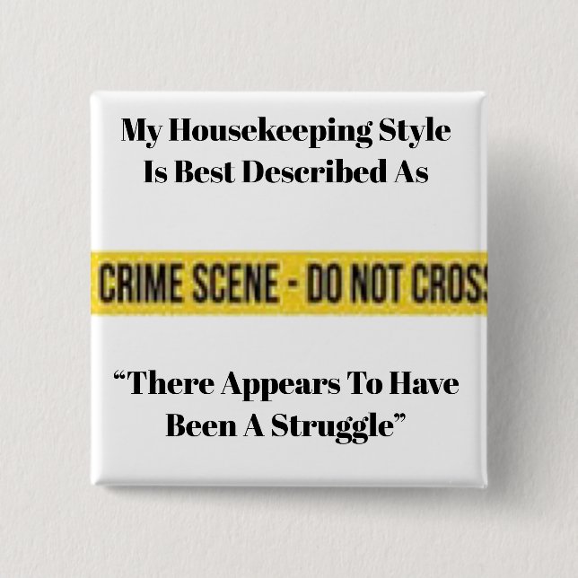 Bóton Quadrado 5.08cm Botão de Agregação (Frente)