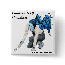 Botão de Arte Fantasia de Jardinagem de Fada Escur