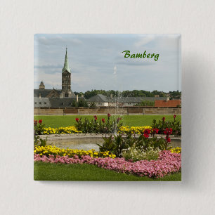 Bóton Quadrado 5.08cm Botão de Bamberg