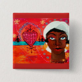 Bóton Quadrado 5.08cm Botão de Brujas