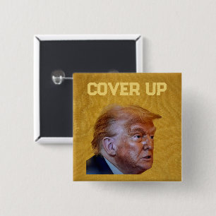 Bóton Quadrado 5.08cm Botão de Cobertura de Trump
