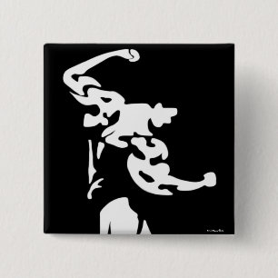 Bóton Quadrado 5.08cm Botão de Construção de Embalagem