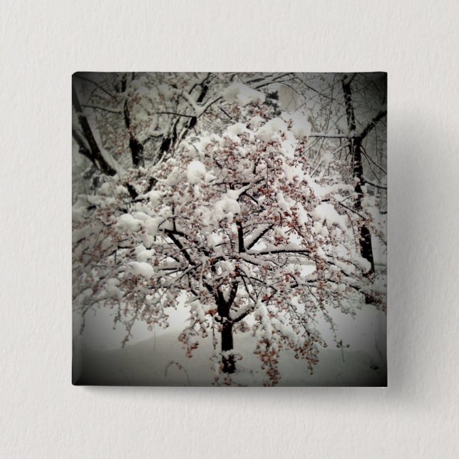 Bóton Quadrado 5.08cm Botão de FirstSnow 65 (Frente)