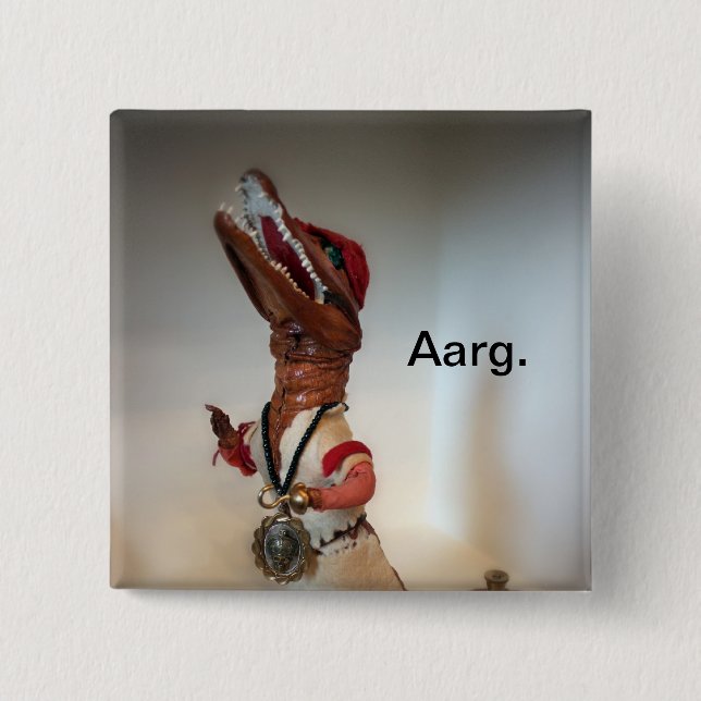 Bóton Quadrado 5.08cm Botão de Jean-Louise (Frente)