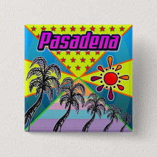 Bóton Quadrado 5.08cm Botão de Liberdade Pasadena