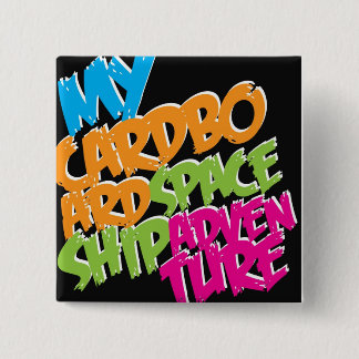 Bóton Quadrado 5.08cm Botão de MCSA