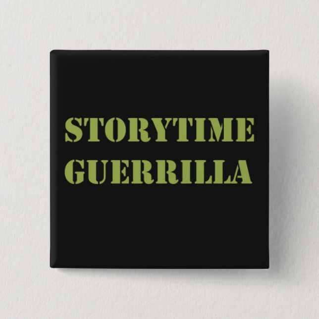 Bóton Quadrado 5.08cm Botão de OG (Frente)