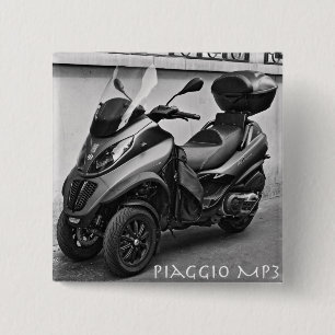 Bóton Quadrado 5.08cm Botão de Piaggio MP3