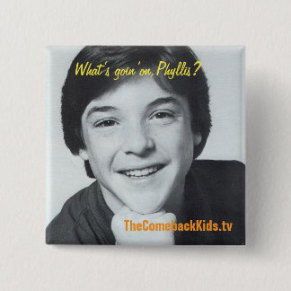 Bóton Quadrado 5.08cm Botão de Richie