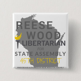 Bóton Quadrado 5.08cm Botão de RW4WIA