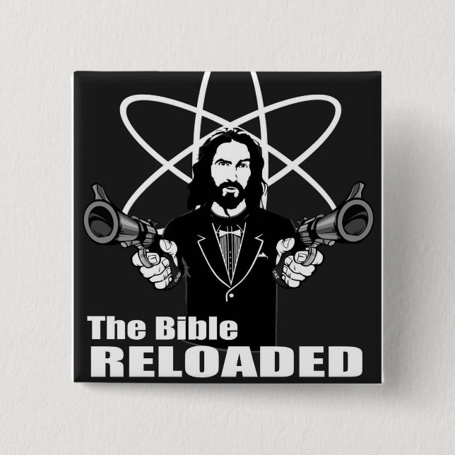 Bóton Quadrado 5.08cm Botão de TBR (Frente)