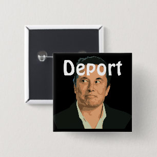 Bóton Quadrado 5.08cm Botão Deport Musk