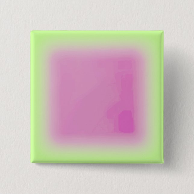 Bóton Quadrado 5.08cm Botão Design de cor do vazio - Personalizar (Frente)
