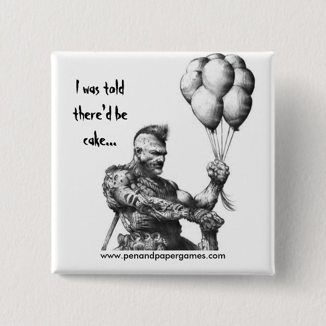 Bóton Quadrado 5.08cm Botão do aniversário do ano de PnPG terceiro (Frente)