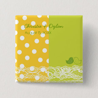 Bóton Quadrado 5.08cm Botão do casamento do laço do álbum de recortes