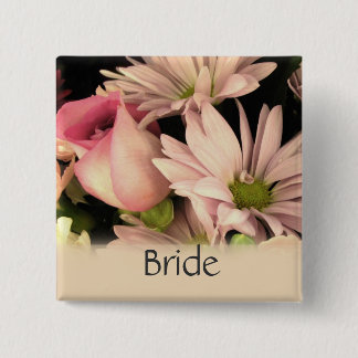Bóton Quadrado 5.08cm Botão do casamento para que a noiva seja
