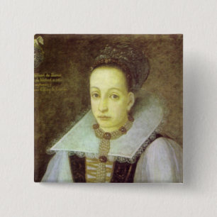 Bóton Quadrado 5.08cm Botão do condessa do sangue