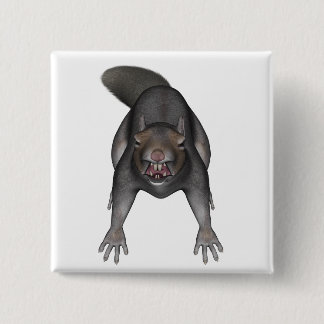 Bóton Quadrado 5.08cm Botão do esquilo do assassino