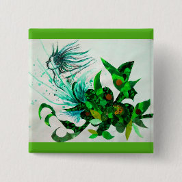 Bóton Quadrado 5.08cm Botão do impulso