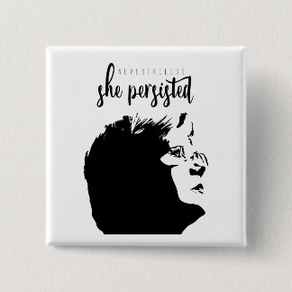 Bóton Quadrado 5.08cm Botão do #LetLizSpeak