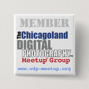 Bóton Quadrado 5.08cm Botão do membro do CDP