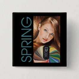 Bóton Quadrado 5.08cm Botão do primavera