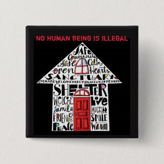 Bóton Quadrado 5.08cm Botão do santuário