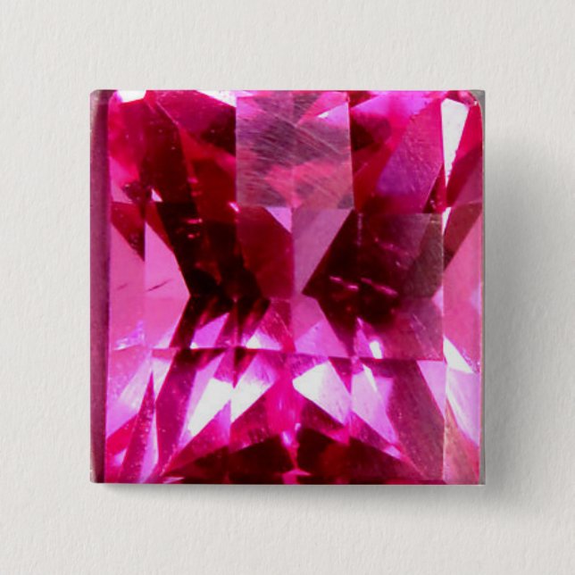 Bóton Quadrado 5.08cm Botão do SiZZLE (Frente)