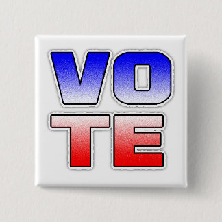 Bóton Quadrado 5.08cm Botão Eleições Políticas Americanas