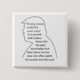 Bóton Quadrado 5.08cm Botão Embarcações Vazias