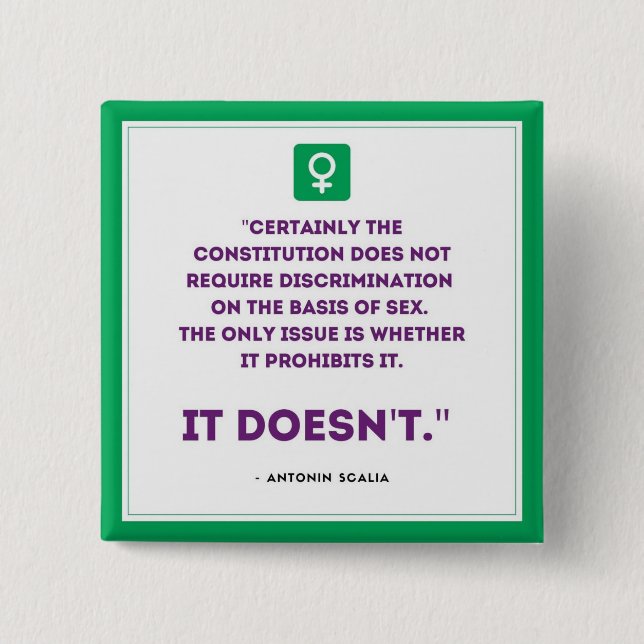 Bóton Quadrado 5.08cm Botão ERA (Frente)